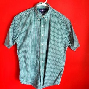 Ralph Lauren blake fit short sleeves buttom down shirt medium size for men